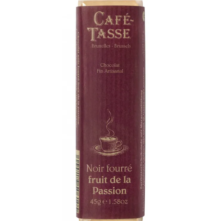 Barre de chocolat noir fourrée fruit de la passion 45g*Guy Demarle Online
