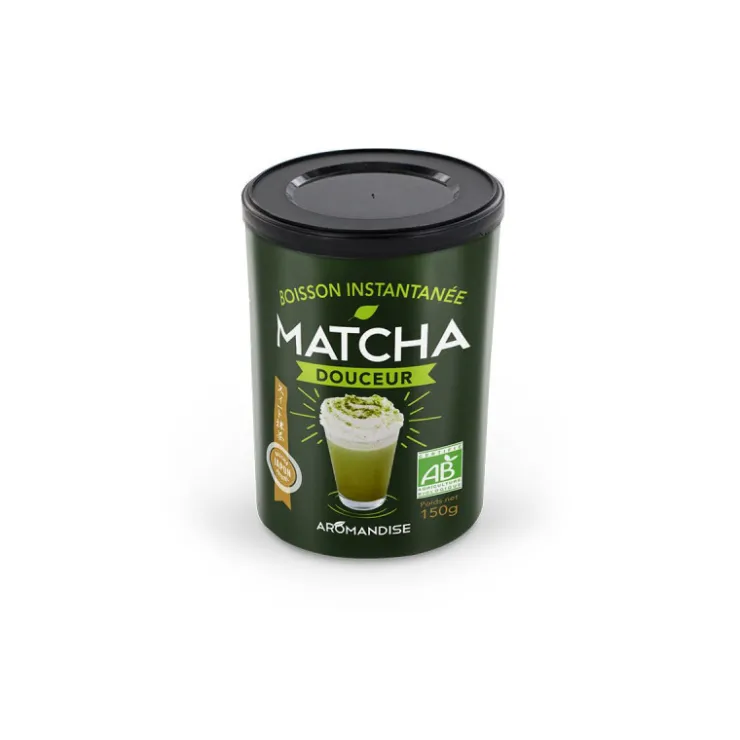 Boisson instantanée bio au Matcha sucré à la fleur de noix de coco*Guy Demarle New