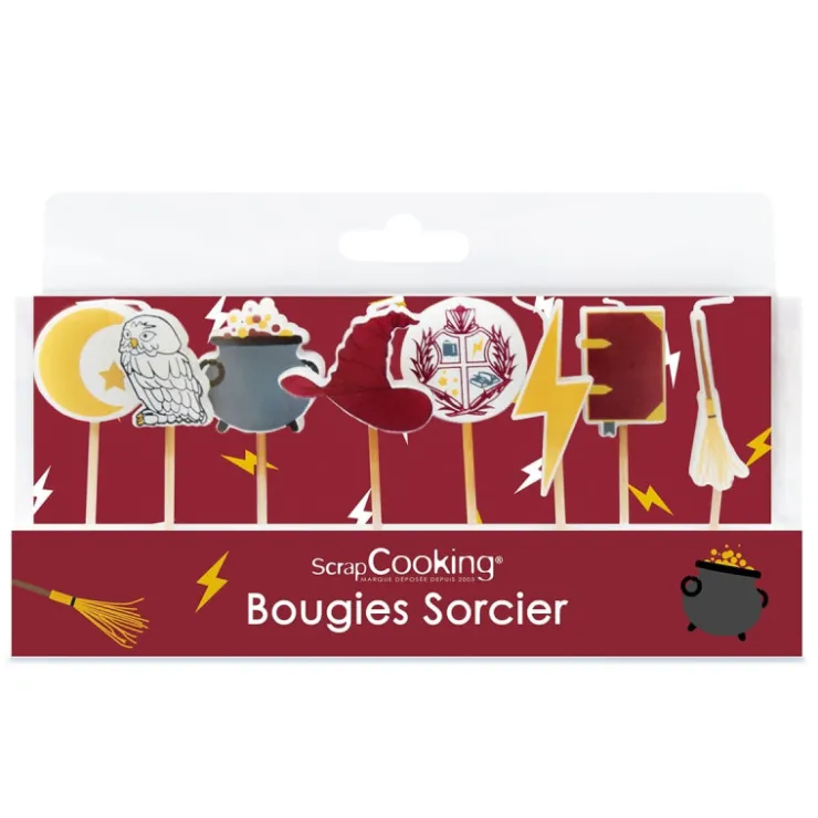 8 bougies "Sorcier"*Guy Demarle Cheap