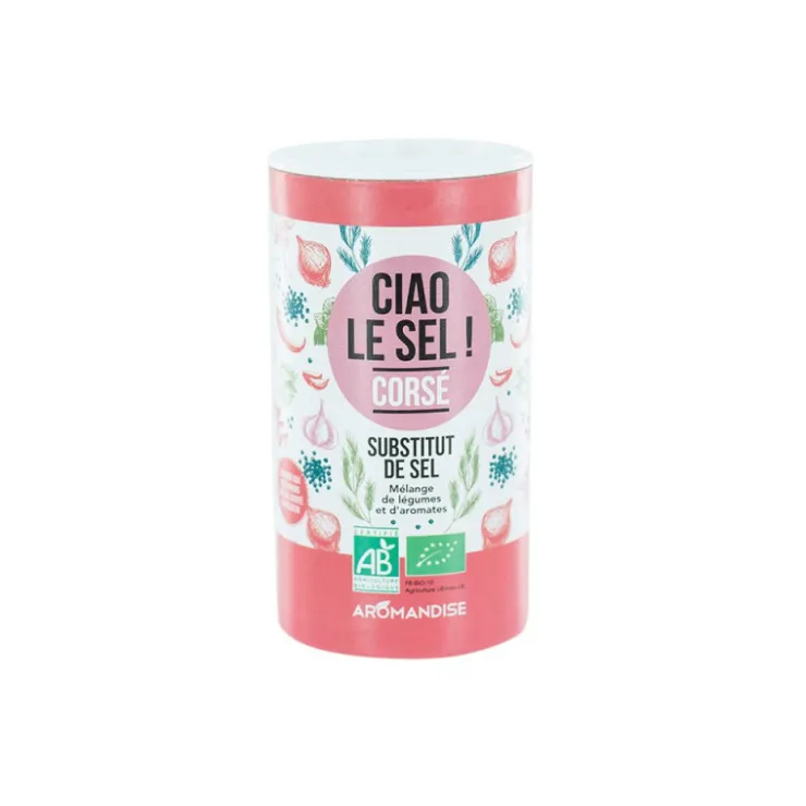 Ciao le sel ! Corsé - Substitut de sel, mélange de légumes et d'aromates bio, 70g*Guy Demarle Online