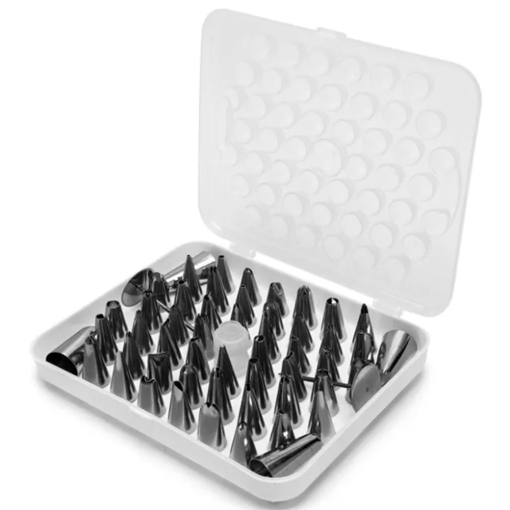 Coffret 52 douilles décors fins inox Patis décor*Guy Demarle New