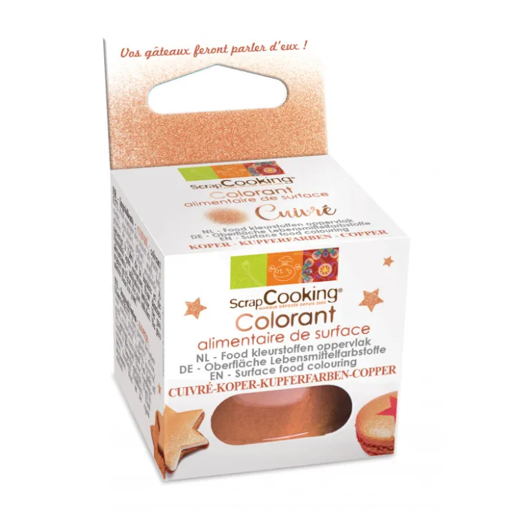 Colorant alimentaire de surface Or 5g*Guy Demarle New