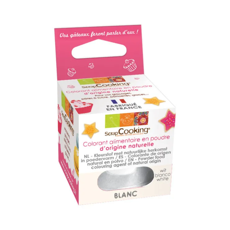 Colorant en poudre origine naturelle blanc*Guy Demarle Discount