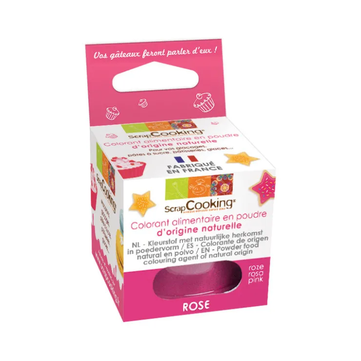 Colorant en poudre origine naturelle rose*Guy Demarle Cheap