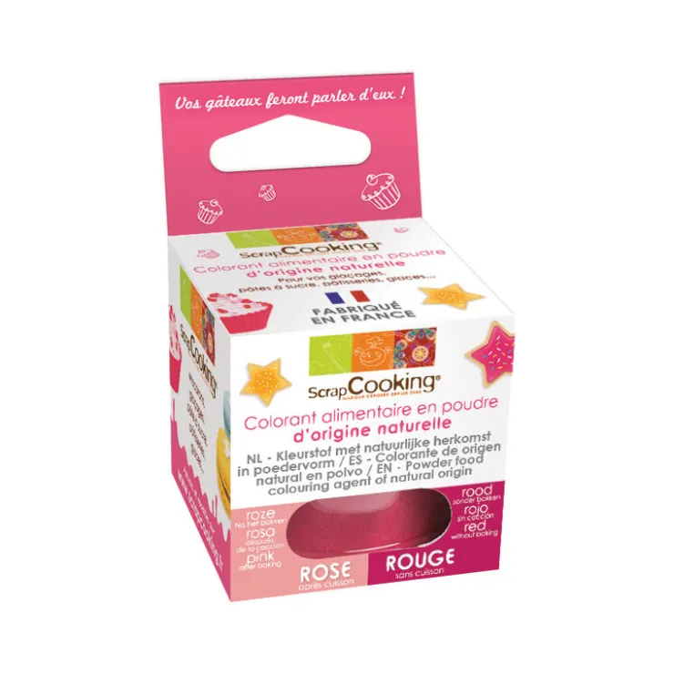 Colorant en poudre origine naturelle Rouge*Guy Demarle Outlet