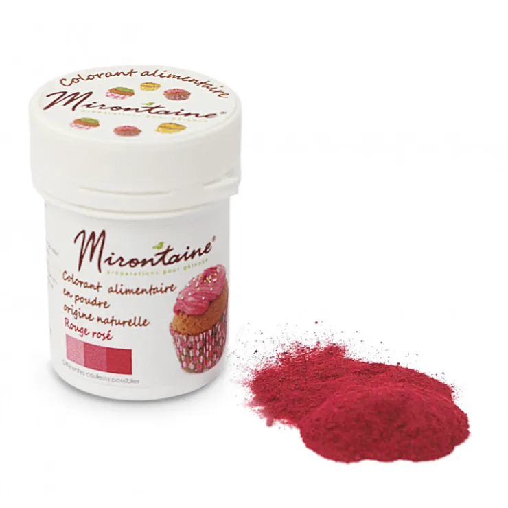 Colorant poudre d’origine naturelle bio – rouge/rosé 10g*Guy Demarle Store