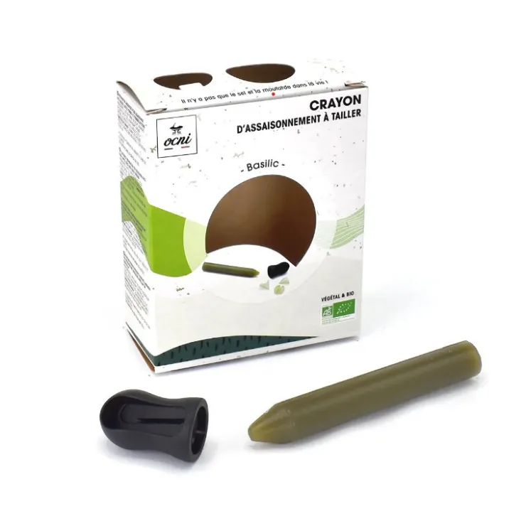 Crayon d'assaisonnement à tailler Basilic BIO*Guy Demarle Online