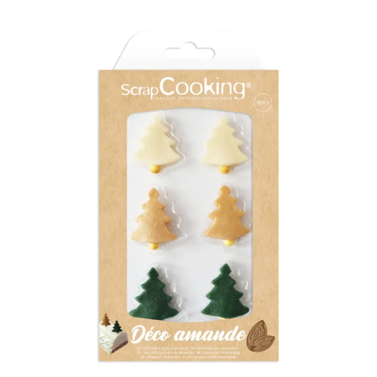 Déco sapin de Noël en pâte d'amande*Guy Demarle Discount
