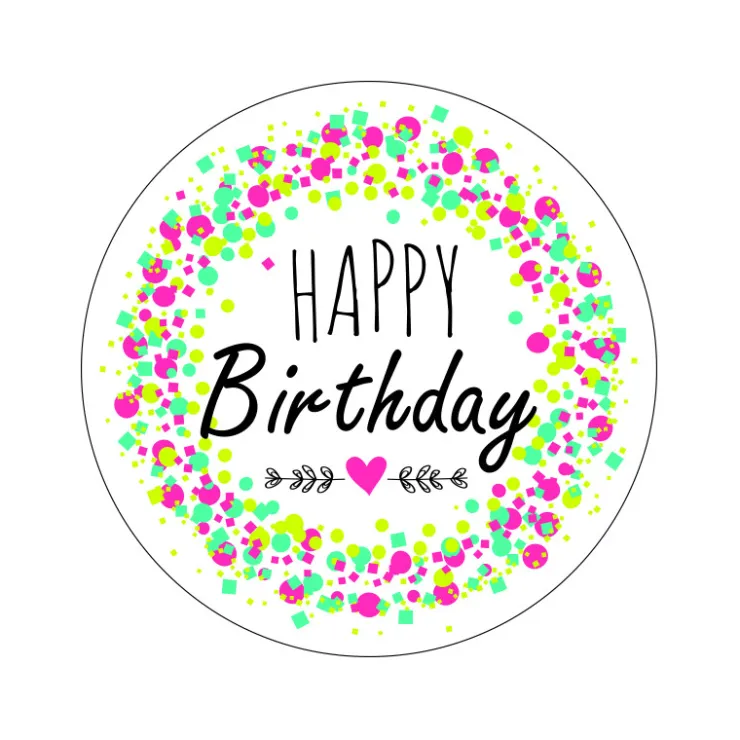 24 disques Happy Birthday en azyme*Guy Demarle Best