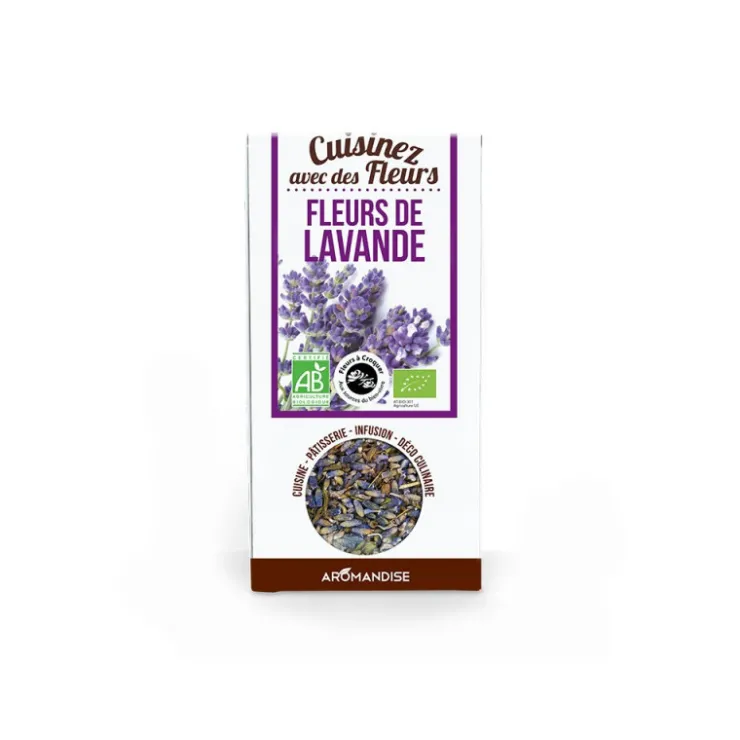 Fleurs à croquer bio Fleurs de lavande, 40g*Guy Demarle Best