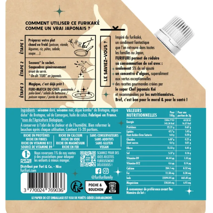 Furikaké original 45g*Guy Demarle Clearance