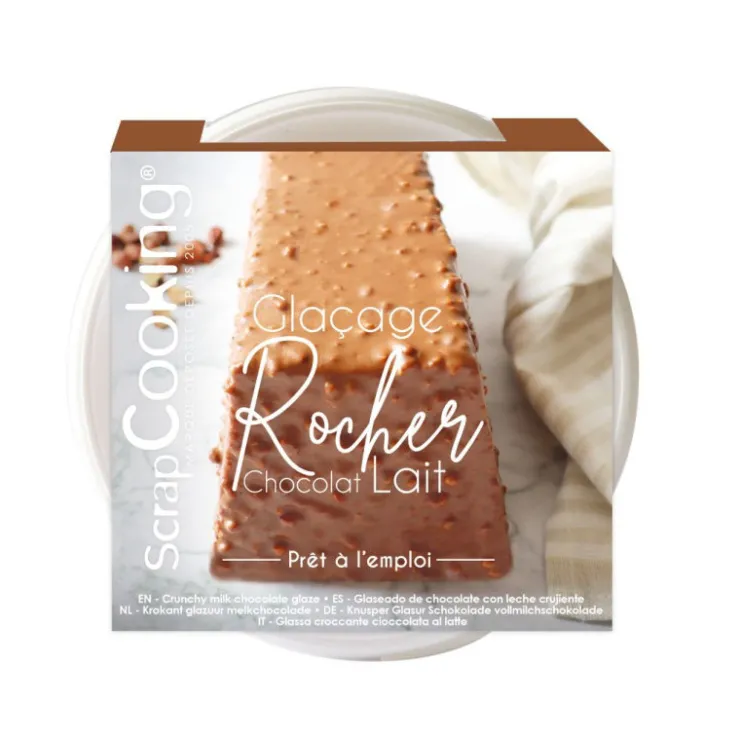 Glaçage rocher chocolat au lait, noisettes et amandes 400g*Guy Demarle Clearance