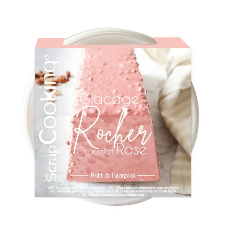 Glaçage rocher rose, noisettes et amandes 400g*Guy Demarle Cheap