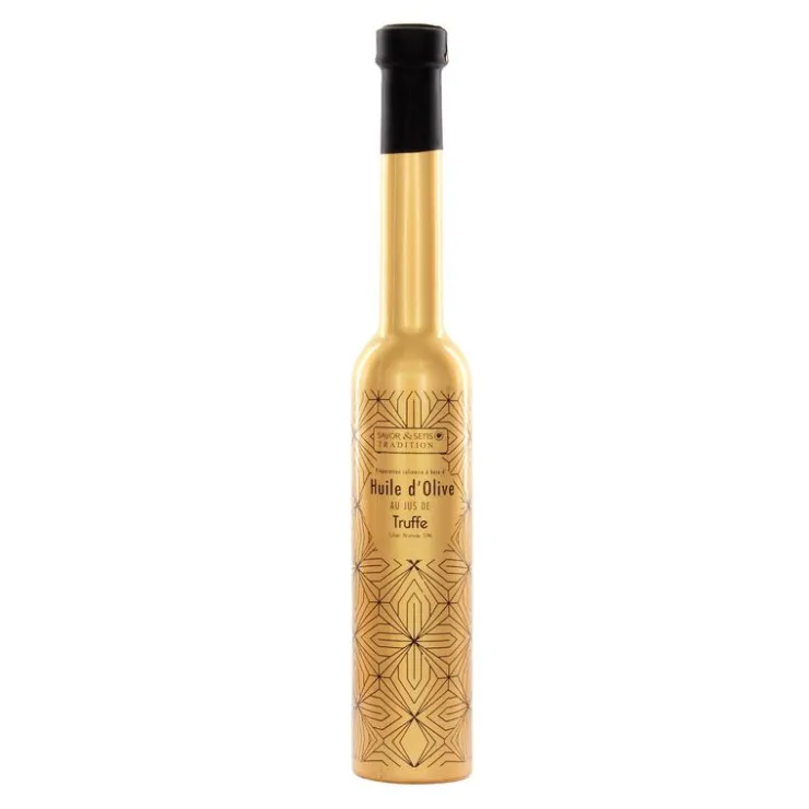 Huile d'olive au jus de Truffe noire (bouteille or)*Guy Demarle Hot