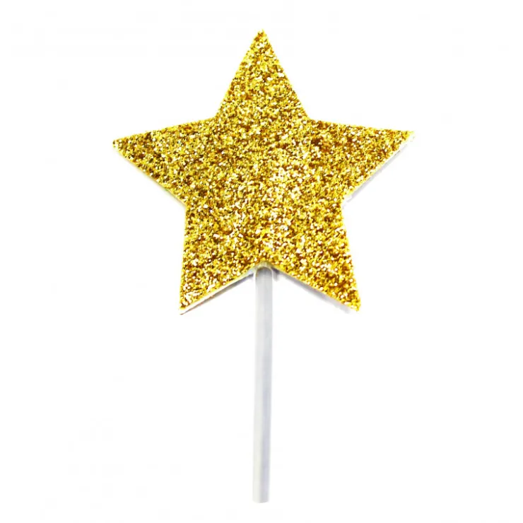 Lot de 12 décorations : Etoiles dorées, 6,5 cm*Guy Demarle Flash Sale