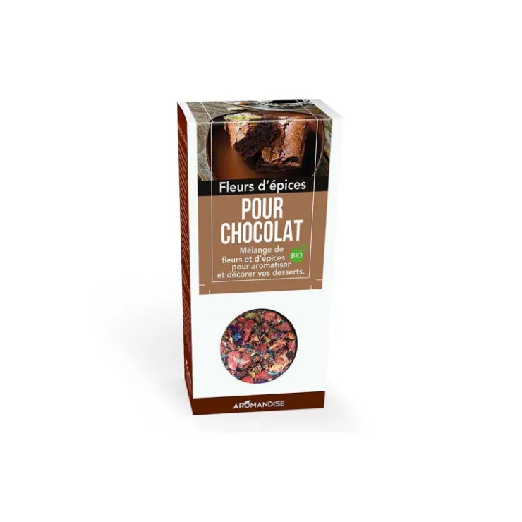 Mélange de fleurs & d'épices pour chocolat bio 40 g*Guy Demarle Outlet