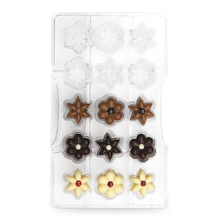 Moule à chocolat 15 fleurs*Guy Demarle Store