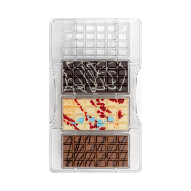 Moule à chocolat: 4 petites tablettes*Guy Demarle New