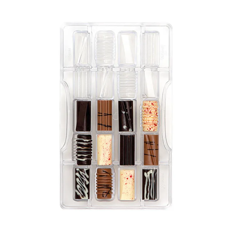Moule à chocolat: 20 rectangles*Guy Demarle Hot