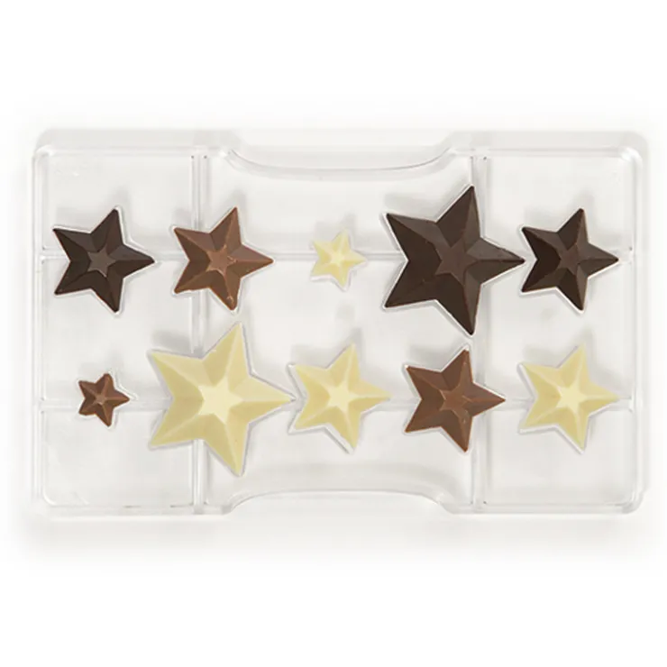 Moule à chocolat: 10 étoiles*Guy Demarle Hot