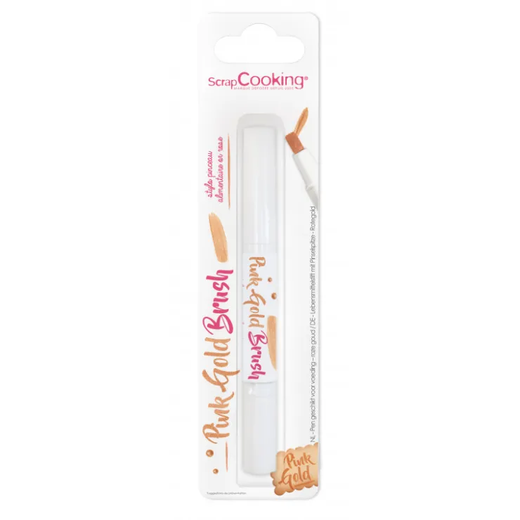 Pinceau alimentaire Or rose 2ml*Guy Demarle New