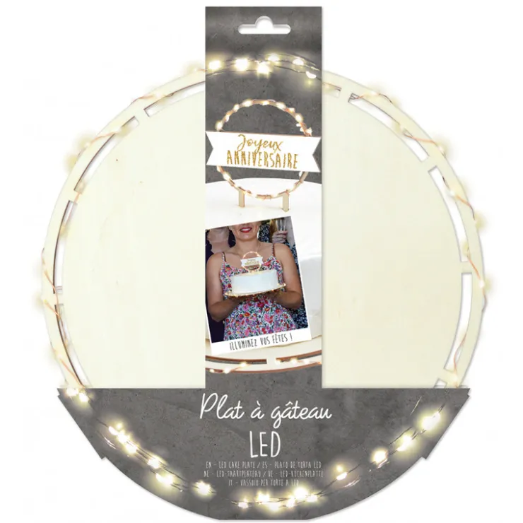 Plat led lumineux- rond*Guy Demarle Hot
