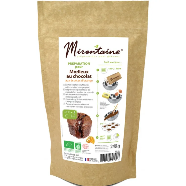Préparation bio Moelleux chocolat / écorces d'orange 240g*Guy Demarle Fashion