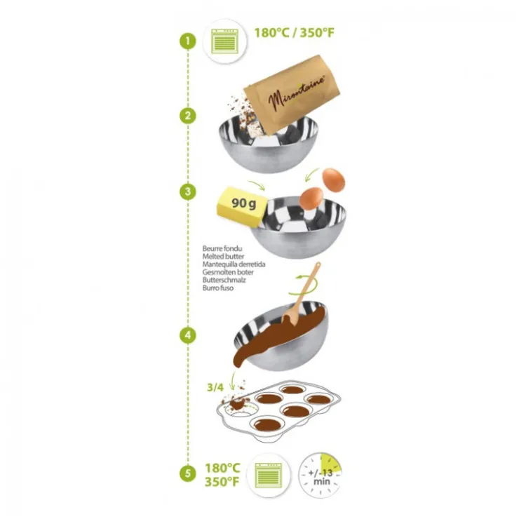 Préparation bio Moelleux chocolat / écorces d'orange 240g*Guy Demarle Fashion