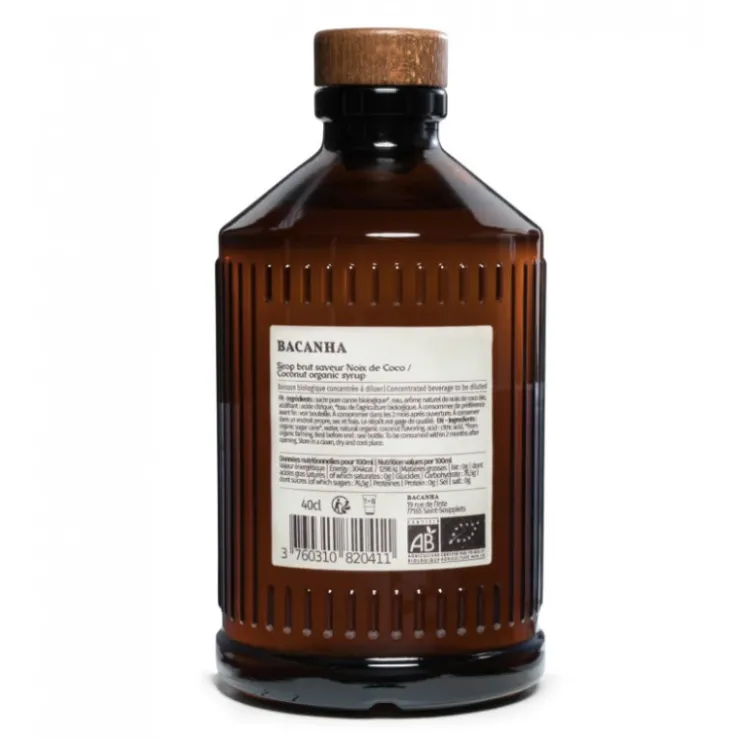 Sirop de noix de coco brut - Biologique - 400 ml*Guy Demarle Discount