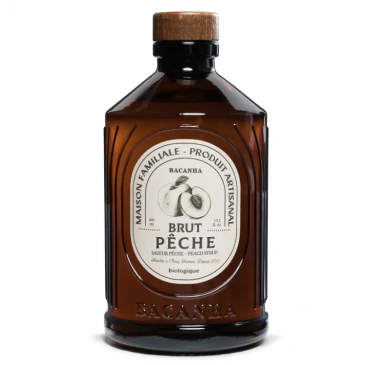 Sirop de pêche brut - Biologique - 400 ml*Guy Demarle Best Sale